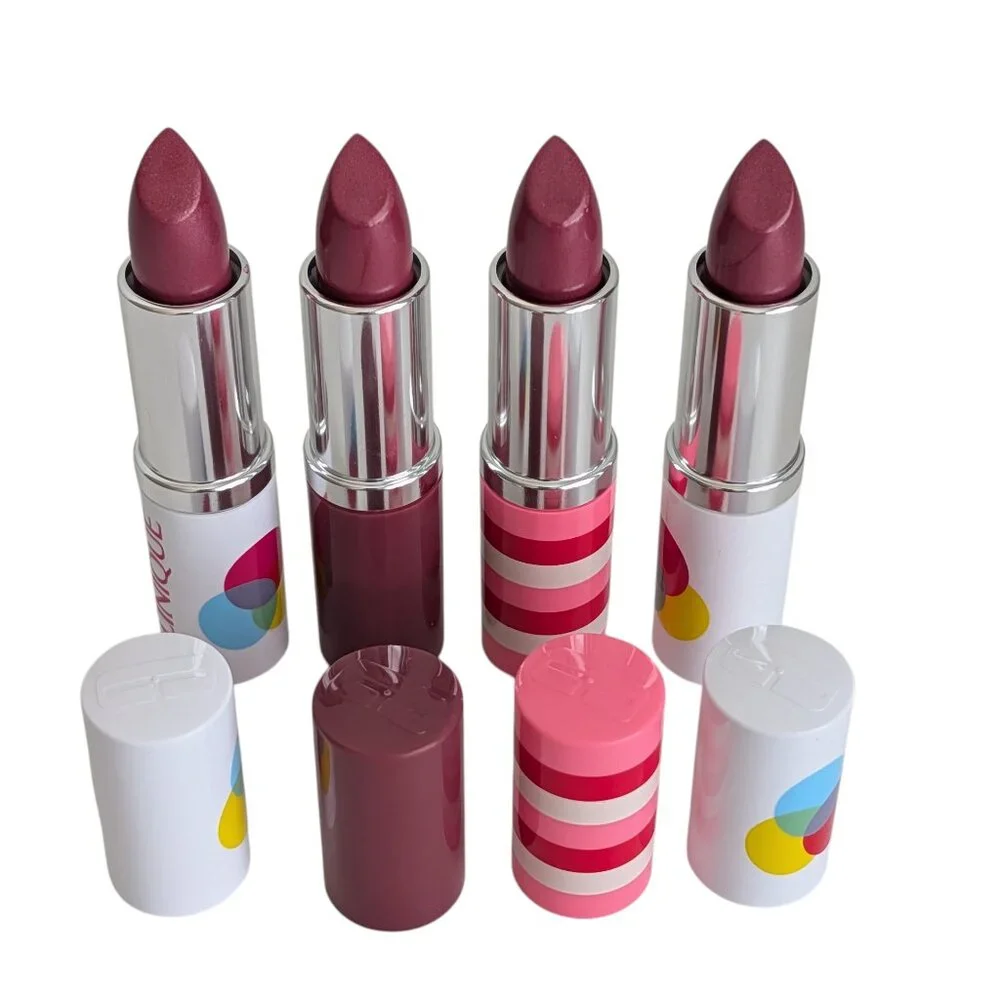 Clinique Pop Lip Colour + Primer Lipstick 13 Love Pop Full Size New Lot of 4